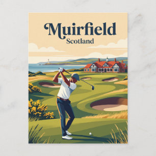 Muirfield, Schottland Postkarte