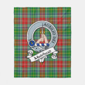 Muirhead Clan Abzeichen Tartan Kariert Fleecedecke (Vorderseite)