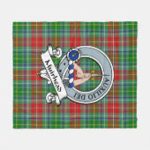 Muirhead Clan Abzeichen Tartan Kariert Fleecedecke (Vorderseite (Horizontal))