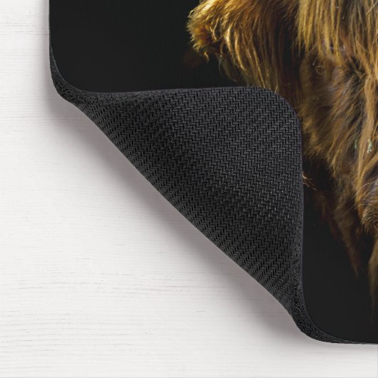 Muismat Schotse hooglander Mousepad (Ecke)