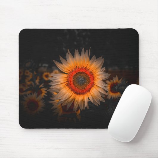 Muismat zonnebloem  mousepad (Mit Mouse)