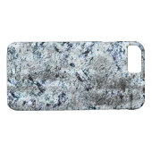 Muito rústico fungo prateado sujo de carbono Case-Mate iPhone hülle (Rückseite (Horizontal))