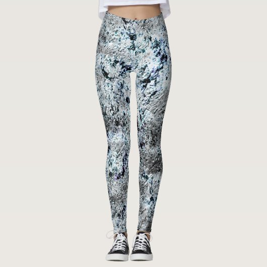 Muito rústico fungo prateado sujo de carbono leggings (Vorderseite)