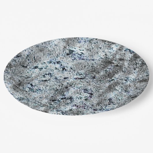 Muito rústico fungo prateado sujo de carbono pappteller (Schrägansicht)