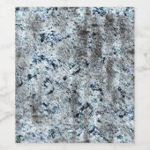 Muito rústico fungo prateado sujo de carbono weinetikett (Einzelnes Label)