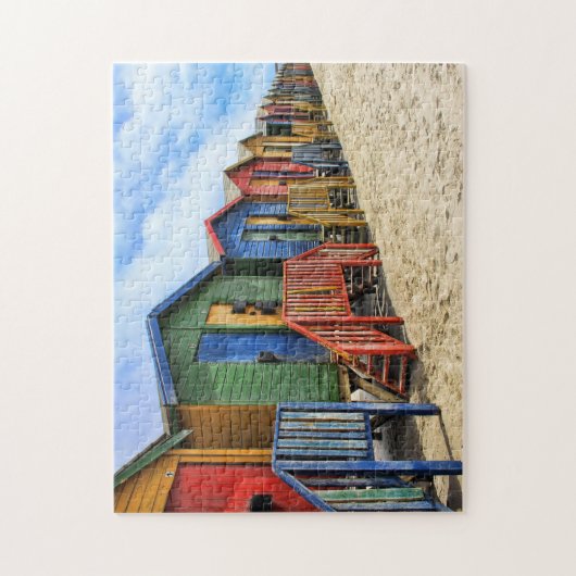 Muizenberg Hütten am Strand Puzzle (Vertikal)