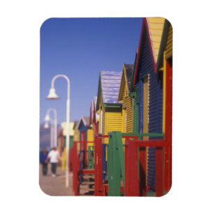 Muizenburg Badekästen in der Nähe von Capetown,  Magnet