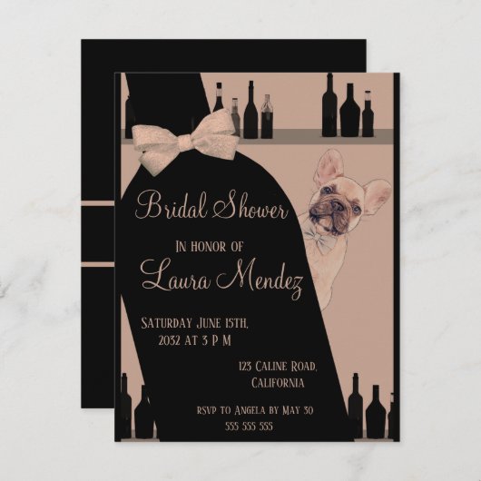 mujer artística einladung (Vorne/Hinten)