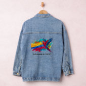 mujer Venezuela libre – Orgullo venezolano 🇻🇪 Jeansjacke (Hangar)