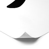 Muk Yan Jong Wooden Dummy Chinese Calligraphy Poster (Ecke)