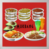 Mukbang Food Poster (Vorne)