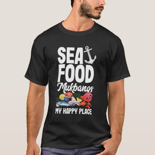 Mukbang und Meeresfrüchte 7 T-Shirt (Vorderseite)