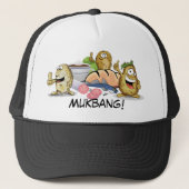MukbangTrucker Hat Truckerkappe (Vorderseite)