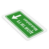 Mukdahan Ahead ⚠ Thai Highway ⚠ Magnet (Rechte Seite)