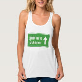 Mukdahan Ahead ⚠ Thai Highway ⚠ Tank Top (Vorderseite)