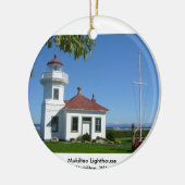 Mukilteo Leuchtturm Keramik Ornament (Links)