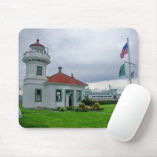 Mukilteo Leuchtturm Mousepad (Mit Mouse)