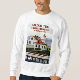 Mukilteo Leuchtturm, Washington-Sweatshirt Sweatshirt