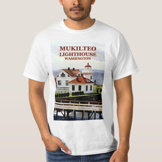 Mukilteo Leuchtturm, Washington-T - Shirt (Vorderseite)