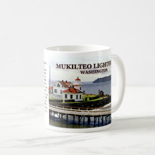 Mukilteo Leuchtturm, Washington-Tasse Kaffeetasse