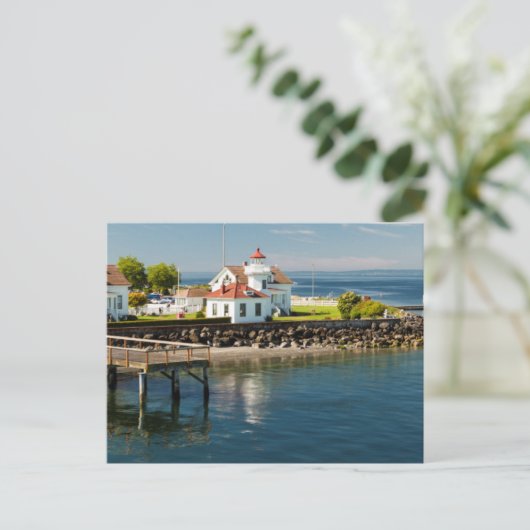 Mukilteo Lighthouse, Mukilteo, Washington, USA Postkarte (Stehend Vorderseite)