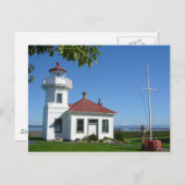 Mukilteo Lighthouse Postkarte (Vorne/Hinten)