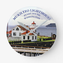 Mukilteo Lighthouse, Washington Clock