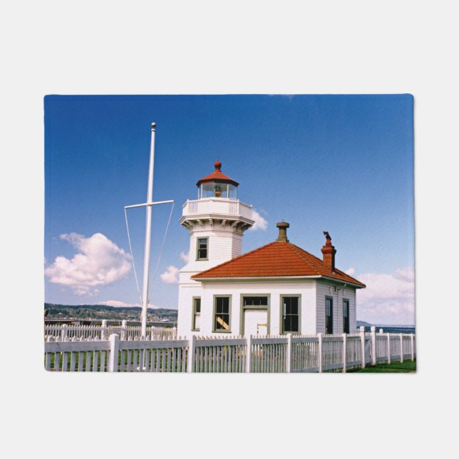 Mukilteo Lighthouse, Washington Door Mat Fußmatte (Vorderseite)