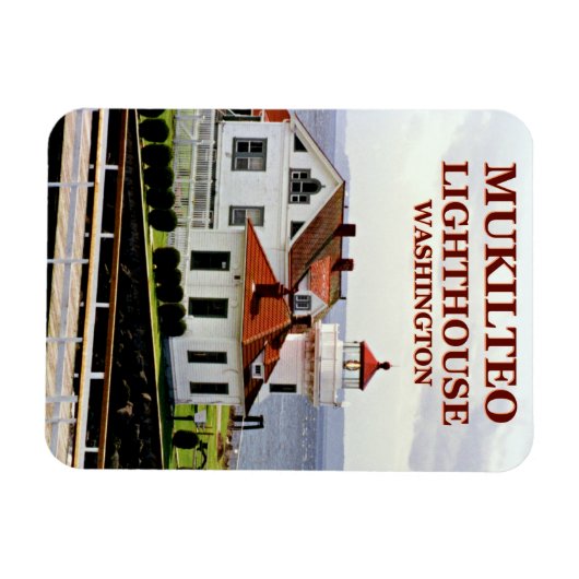 Mukilteo Lighthouse, Washington Flexi Magnet (Horizontal)