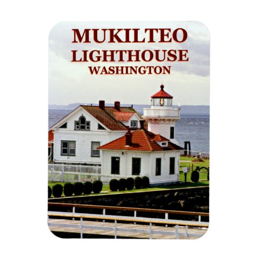 Mukilteo Lighthouse, Washington Flexi Magnet (Vertikal)