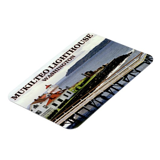 Mukilteo Lighthouse, Washington Magnet (Linke Seite)