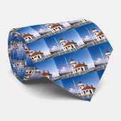 Mukilteo Lighthouse, Washington Mens Krawatte (Gerollt)