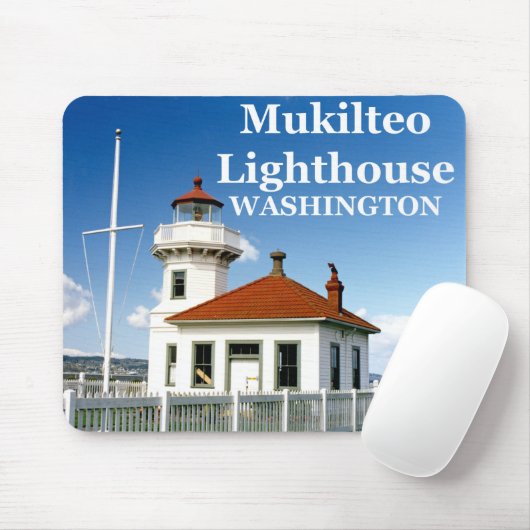 Mukilteo Lighthouse, Washington Mousepad (Mit Mouse)
