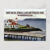 Mukilteo Lighthouse, Washington Postcard Postkarte (Vorderseite)
