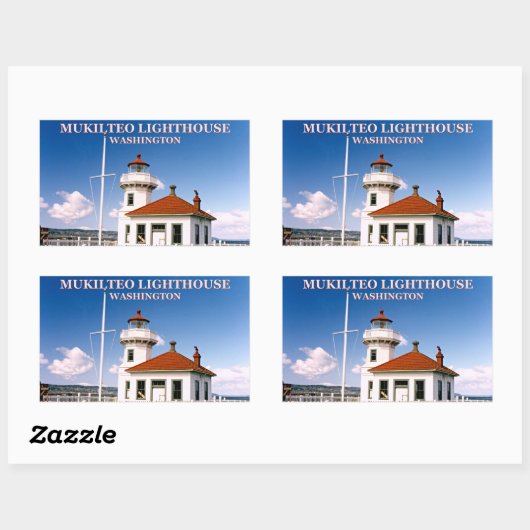 Mukilteo Lighthouse, Washington Stickers (Blatt)