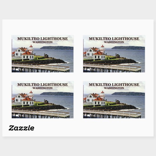 Mukilteo Lighthouse, Washington Stickers (Blatt)