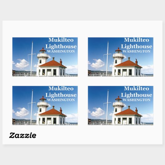 Mukilteo Lighthouse, Washington Stickers #2 (Blatt)