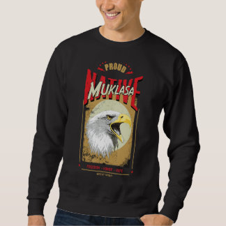 Muklasa Native American Eagle Spirit Vintage Honor Sweatshirt
