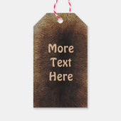 Muklugen auf Karibik-Fur Geschenkanhänger (Rückseite)