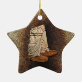 Muklugen auf Karibik-Fur Keramik Ornament (Vorne)