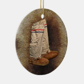 Muklugen auf Karibik-Fur Keramik Ornament (Rechts)