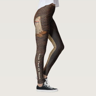 Muklugen auf Karibik-Fur Leggings