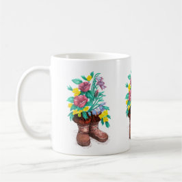 Mukluk Blume stickt Kaffeebecher-Tasse Tasse