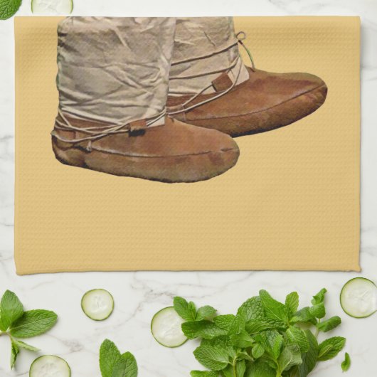 Mukluks Geschirrtuch (Gefaltet)