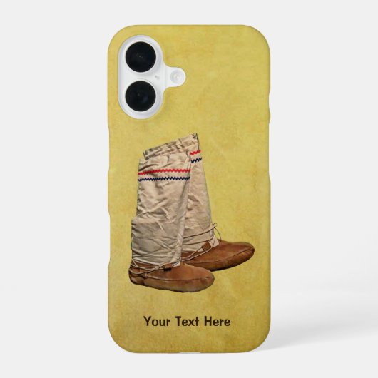 Mukluks iPhone 16 Hülle (Rückseite)