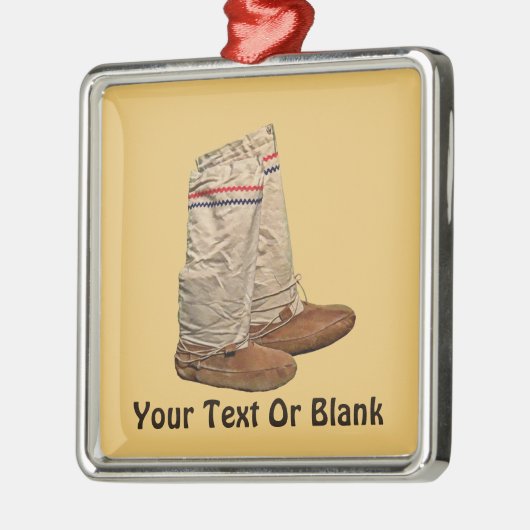 Mukluks Ornament Aus Metall (Links)