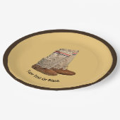 Mukluks Pappteller (Schrägansicht)