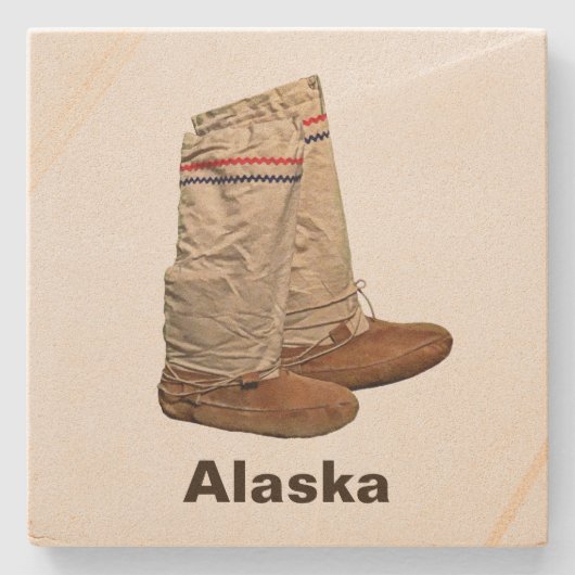 Mukluks Steinuntersetzer (Vorderseite)