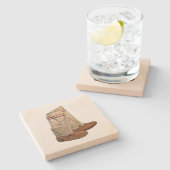 Mukluks Steinuntersetzer (Seitenansicht)