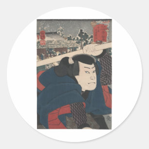 Mukōjima miyamoto musashi runder aufkleber